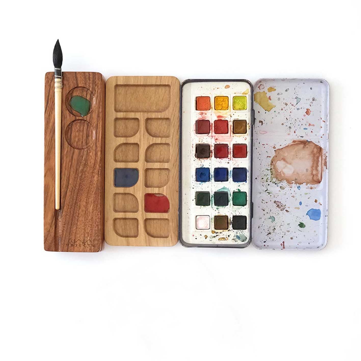 Brush Case +  Water Color Tray