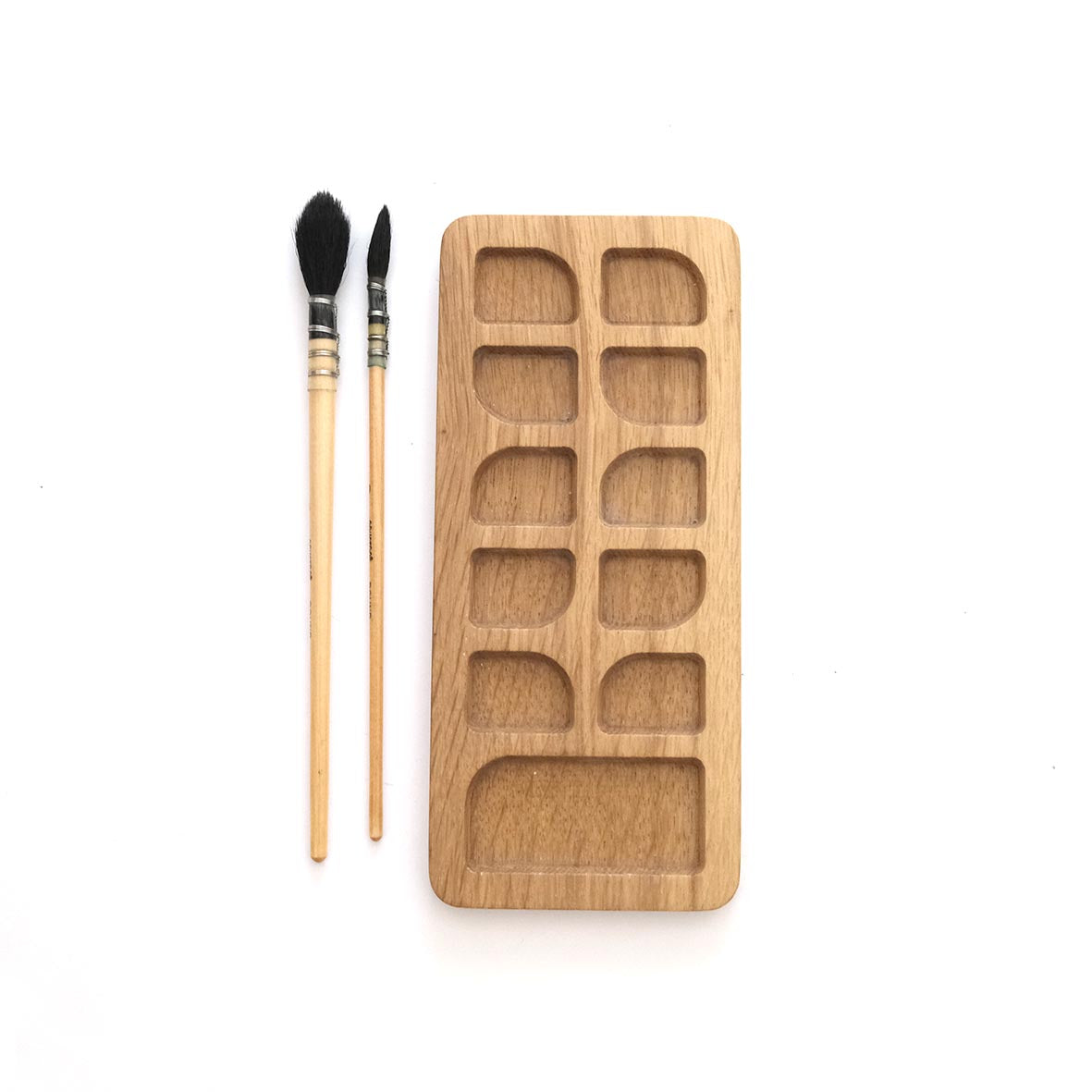 Wooden Colour Palette / Tray