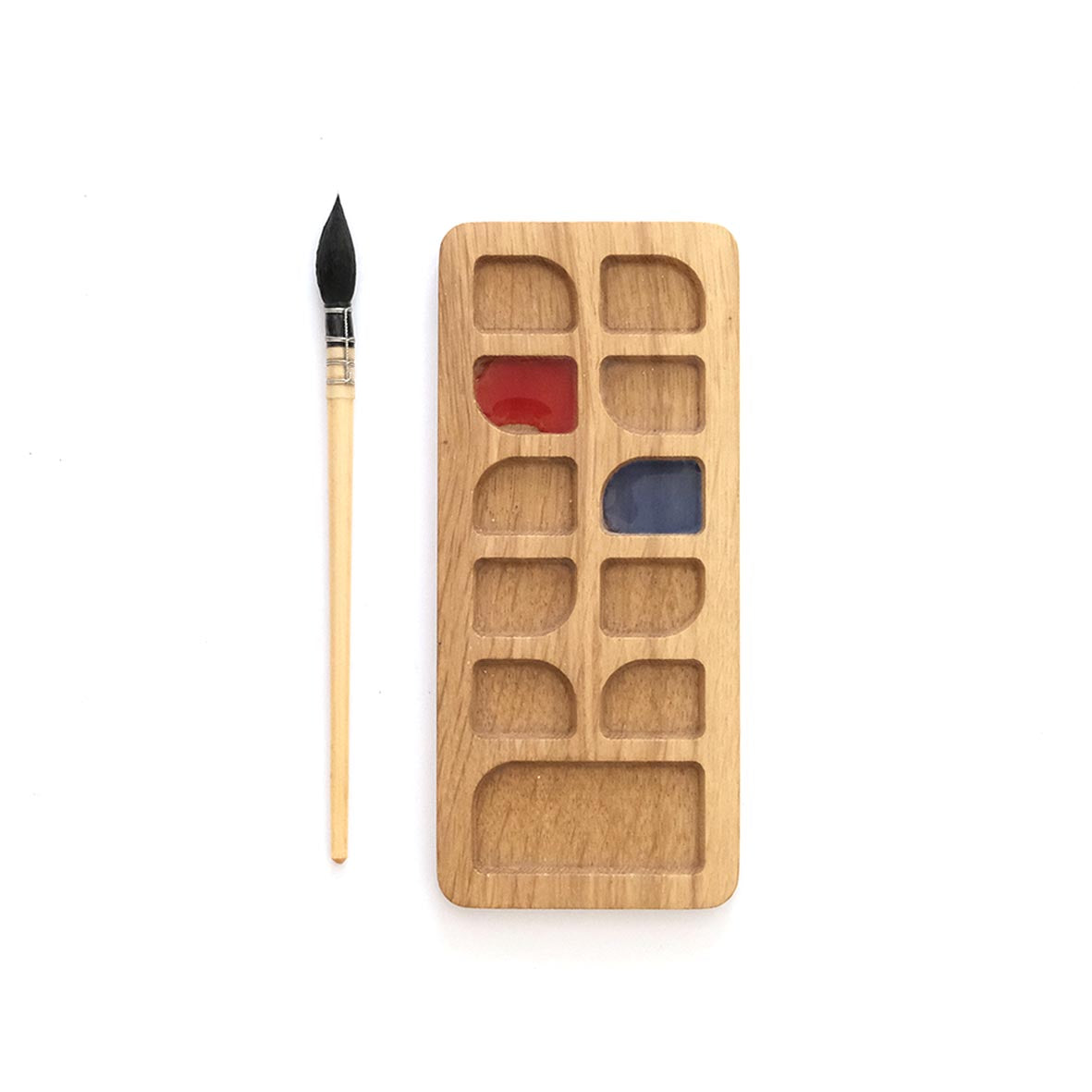 Wooden Colour Palette / Tray